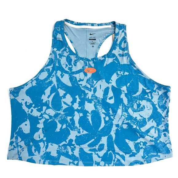 Nike Womens Sleeveless Training Tank Top Size 2X Dri-Fit Slim Fit DR1471-446 NWT - Picture 1 of 10